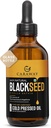 CARAWAY Organic Black Seed Oil - 냉간 보도 된 Nigella Sativa Oil - 순수하고 Unrefined - 면역 지원, 헤어 및 피부 관리를위한 Thymoquinone의 풍부한 | 유리 병
