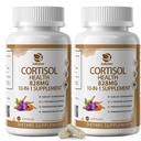 마그네슘, Ashwagandha, Chamomile, L-Theanine, Phosphatidylserine, St. John 's wort, Astragalus, 비타민 C & D3, 여성 남성, 4 개월 동안 240 Vegan 캡슐, 비 GMO