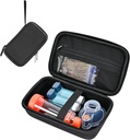 Asthma Inhaler, 성인 아이를 위한 휴대용 흡입기 Spacer 여행 부대, 가면 Asthma 부속품 홀더, 메시 주머니를 가진 아스토마 장비 주최자를 위한 ProCase 단단한 나르는 케이스 - 검정