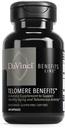 DAVINCI Labs Telomere 이점 - 건강한 시효, 산화 방지제 수준, 기억 및 Telomerase 활동을 지원하기 위하여 규정식 보충교재 * - Astragalus 뿌리 추출물과 더불어 - 글루텐 자유로운 - 60 식물성 캡슐