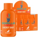 Gorilla Mode Energy Shots (6-Pack) - 향상된 Focus & Energy, Sugar-Free, Fast-Acting, 비타민 및 천연 추출물이있는 강력한 포뮬러 (Orange Rush)