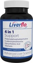 Nutrasal LiverFlo Liver 지원 PPC Polyenylphosphatidylecholine S-adesnosylmethionine Glycyrrhetinic 산 Silymarin 보충교재 채식 캡슐