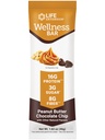 라이프 익스텐션 웰니스 바 (Peanut Butter Chocolate Chip) - 단백질 16g, 섬유 8g, 설탕 3g - 카카오 초콜릿 칩, Whey Protein Isolate Blend - 스낵 바, 글루텐 프리 - 개별적으로