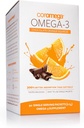 Coromega 오메가 3 물고기 기름 보충교재, Softgels, 초콜렛 주황색 풍미, 90 단 하나 Serve Squeeze 소포 보다는 3X 더 나은 흡수를 가진 Omega-3s의 650mg