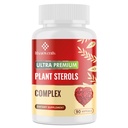 Cholesterol 식물 Sterols, Niacin, 빨간 효모 밥, Bergamot, Omega-3 & 마늘 - Advenced 흡수 공식 - 90 Softgels