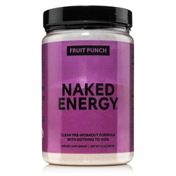 NAKED 과일 펀치 에너지 - 남자와 여자를 위한 청결한 전 운동 보충교재, Vegan 친절한, 추가 감미료, 색깔 또는 풍미 없음 - 30의 서빙