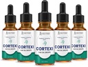 Justified Laboratories (5 팩) Cortexi Ear Drops Cortexi 건강한 Eardrum Oil Support Essential Oils 5 병의 건강한 Ears Premum 혼합
