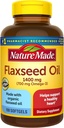 Nature Made Organic Flaxseed Oil 1,400 mg - 심장 건강을위한 오메가-3-6-9 - 300 개 (팩 1)