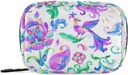 Watercolor Birds Paisley Pill Box 7 Day Pill Case Bag Travel Pill 주최자 가방 지퍼 휴대용 주간 케이스 컴팩트 크기 비타민 보충 홀더