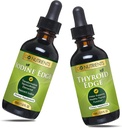 Nutrients Nascent Iodine & Thyroid 지원 규정식 보충교재 높은 Potency 액체 하락 비 GMO GlutenFree Iodine 가장자리를 Boost Metabolism에 개량하십시오 피부 & 정지 탈모 & 증가 Iodine의 수준