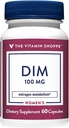 Bioperine Black Pepper Extract의 비타민 Shoppe DIM 100MG, 여성 건강 (60 캡슐)에 대한 에스트로겐 대사 지원