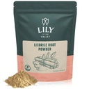 VALLEY Licorice/Liquorice 뿌리 분말의 백합 - 인도 - Glycyrrhiza Glabra - 자연 감미료 - Vegan & Gluten-Free - Resealable 파우치에 포장 (8oz, 226g)