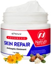 Natrulo 피부 수리 크림 | Eczema, Itch Relief, Bites, Burns, Diaper Rash, Ringworm, Wound Care 용 다목적 연고 | 수리용 연장통
