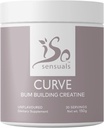 IsoSensuals 곡선 Bum 건물 Creatine - 여성을 위한 매끄러운 근육 건축업자를 위한 Micronized 200 메시, Creatine 여성 증강 인자, Booty 이익을 위한 에너지 보충교재. 30 unflavored 완벽한 복숭아 봉사