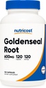Nutricost Goldenseal 뿌리 600mg, 120 캡슐 - Non-GMO, 글루텐 무료, 채식 캡슐