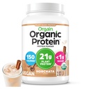 Orgain 유기 채식 단백질 분말, Horchata - 21g 식물에 근거한 단백질, 9g Prebiotic 섬유, 낮은 순수한 Carb, Lactose 성분 없음, 추가되지 않은 설탕, 비 GMO, 쉐이크 & 스무디를 위해, 2.03 lb