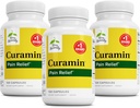 Terry Naturally Curamin - 순환 및 Endorphin 지원을위한 Curcumin 보충 - Occasional Discomfort에 대한 지원 - 건강한 근육 - 120 캡슐 (포장 3)