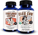 Legendairy 우유 해바라기 Lecithin + 현금 Cow, 우유 공급 증가 및 CL에 대 한 Breastfeeding 보조 우유 덕트 - Breast 우유 생산에 대 한 Lactation 지원, Fenugreek 무료