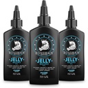 Bossman Jelly Beard Oil for Men - 3 Pack (12 oz in Total, Magic Scent) - Softens, 천연 성분으로 습기를 공급 및 조건