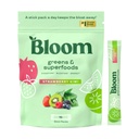 Bloom Nutrition Superfood Greens Powder, Probiotics 및 Prebiotics, Gut Health, 여성, Chlorella, Green Juice Mix w Beet Root Powder, 60 SVG, Strawberry Kiwi를위한 부유 한 효소