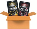 HALLS Minis Cherry and Honey Lemon Sugar Free Cough Drops 다양성 팩, 2 가방, 4 팩 (96 총 드롭)