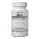우량한 실험실 – 제일 자연적인 Biotin NonGMO 보충교재 – Luscious 더 긴 머리 및 채찍질을 위해 – 더 강한 못 – 건강한 피부 – 에너지 승압기 – 건강한 무게 - 5000 mcg, 120 식물성 모자