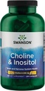 Swanson Choline & Inositol Nerve 지원 정신 기능 250/250 밀리그램 250의 캡슐