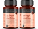 Pureclinica 1000mg Resveratrol x 180 정제 (90의 병 각각 - 6 개월 공급). 10 x 강도와 빠른 흡수를위한 검은 후추 추출물