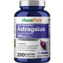 NusaPure Astragalus 20:1 추출물, 300 mg는 서빙 당 6,000mg에, 200의 Veggie 캡슐, 비 GMO & Bioperine와 동등합니다