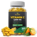JOEL의 면역 지원 비타민 C 2000 mg - 200 정제 - 아연, Elderberry, 로즈 Hip, Echinacea - 미국에서 만든 부스트 면역 체계