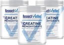 연구 검증 된 크레아틴 Monohydrate - 최선의 근육 성장, 향상된 성능 - 5000mg 크레아틴 Monohydrate - BioPerine - 180 서빙 - Unflavored - Vegan