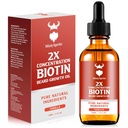 수염 성장 기름 - 남자 (2 oz)를 위한 2X 농도 Biotin - Argan, Jojoba 및 비타민, 성장 연화제, Moisturizer (Vanilla)에 자연