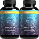 Lutein, Zeaxanthin, 비타민 A 및 눈 건강, 파란 빛 지원 및 시각적인 Clarity 2 팩을 가진 Primal Harvest Primal 시각