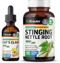 BIO KRAUTER Cats Claw Tincture 2 Fl. Oz. & 스팅 Nettle 100 캡슐