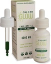 Chloroglow 액체 Chlorophyll 산소 하락 3000mg | 에너지 보충교재 대사 면역성 면역성이 있는 지원, 자연적인 Detox, 고도 Sickness 원조 & 몸 탈취 보충교재 30ml (1의 포장)