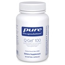 순수한 캡슐 Q-Gel 100 (Hydrosoluble CoQ10) | 비타민 E를 가진 CoQ10는 가용성을 강화하기 위하여 | 60 Softgel 캡슐