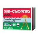 Sun Chlorella 200 mg 녹색 조류 Superfood 보충교재 - Pulverized 세포 벽 - Chlorophyll, CGF, 활동적인 B12, 철, 단백질 - 비 GMO - 1500년 기타 제품