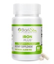 BariSlim Iron Plus Capsules - Gastric Bypass & Gastric Sleeve를 포함한 체중 감량 수술 후 환자에 대한 공식화 - 쉬운 소화 및 종합 건강 지원 | 2 개월 공급 (60 인분)