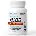 Puregen Labs Urinary Pain Relief | Phenazopyridine HCl 99.5mg Tablet | UTI Pain, Burning, Bladder discomfort의 빠른 구호를 위한 최대 힘 OTC – 72 개 정제