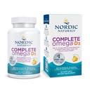 북유럽 자연은 오메가 D3, 레몬 맛 - 60 소프트 젤 - 565 mg 오메가 3 + 70 mg GLA + 1000 IU 비타민 D3 - EPA & DHA - 건강한 피부, Cognition, & Positive Mood - Non-GMO - 30 서빙