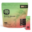 SALTT Electrolytes 분말 맛 음료 혼합 - Mondo Melon - 30 Hydration Packets - 마그네슘, 칼륨, 나트륨, Trace Minerals - Zero Sugar & Gluten Free - 여행 필수품
