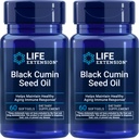 수명 연장 검정 Cumin씨 기름, 60 softgels (포장 2)