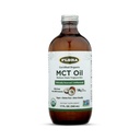 Flora Health MCT Oil Organic Energy Boost, C8 Caprylic & C10 Capric Acid, Keto, Kosher, Non-GMO Verified, Ethically Sourced Coconuts, 17 Fl Oz Liquid, 유리 병에서 100 %
