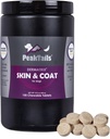 Kala 건강 PeakTails 피부 & 개를위한 외투 지원 - MSM, 물고기 오일, 오메가 3 및 오메가 6과 150 Chewable 정제 - 건강한 피부, 빛나는 코트 지원