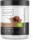 근육 성장과 회복, BCAAs, DHA, MCT, 28 비타민 & 무기물, 영 설탕, 글루텐 자유로운, Vegan - 1.25lb를 위한 가용성 완전한 단백질 분말, 초콜렛, 30g 단백질 셰이크