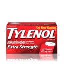 500 mg Acetaminophen, 고통 Reliever & Fever 흡진기, 225 ct를 가진 Tylenol 여분 힘 모자를 씌우십시오