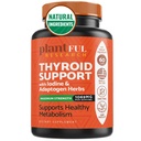 여성과 아이오딘 보충교재를 위한 갑상선 지원은 에너지, 대사, 초점 공식, Ashwagandha, L-Tyrosine 및 Adaptogens 비 GMO를 위한 흡수 갑상선 Complex를 강화했습니다