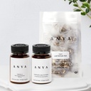 ANYA Multivitamin + Lactation Tea Bundle 여성용 Postpartum Essentials, Breastfeeding을위한 Postnatal 보충제