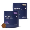 PetLab Co. – Multi-Vitamin & Dog Probiotic 번들: Dogs Support Health & Dog Probiotics를 위한 Chewable Multivitamins는 Itchy Skin, Occasional Loose Stools 및 건강한 효모 생산을 지원합니다