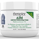 Theraplex AIM - 안티 이치 크림 (2 온스) – 1% Itchy 피부 구호, Eczema, Seborrheic Dermatitis에 대 한 습기를 공급 크림. 아이를 위한 안전. 최대 힘을 가진 Itchy 피부를 구호하십시오.